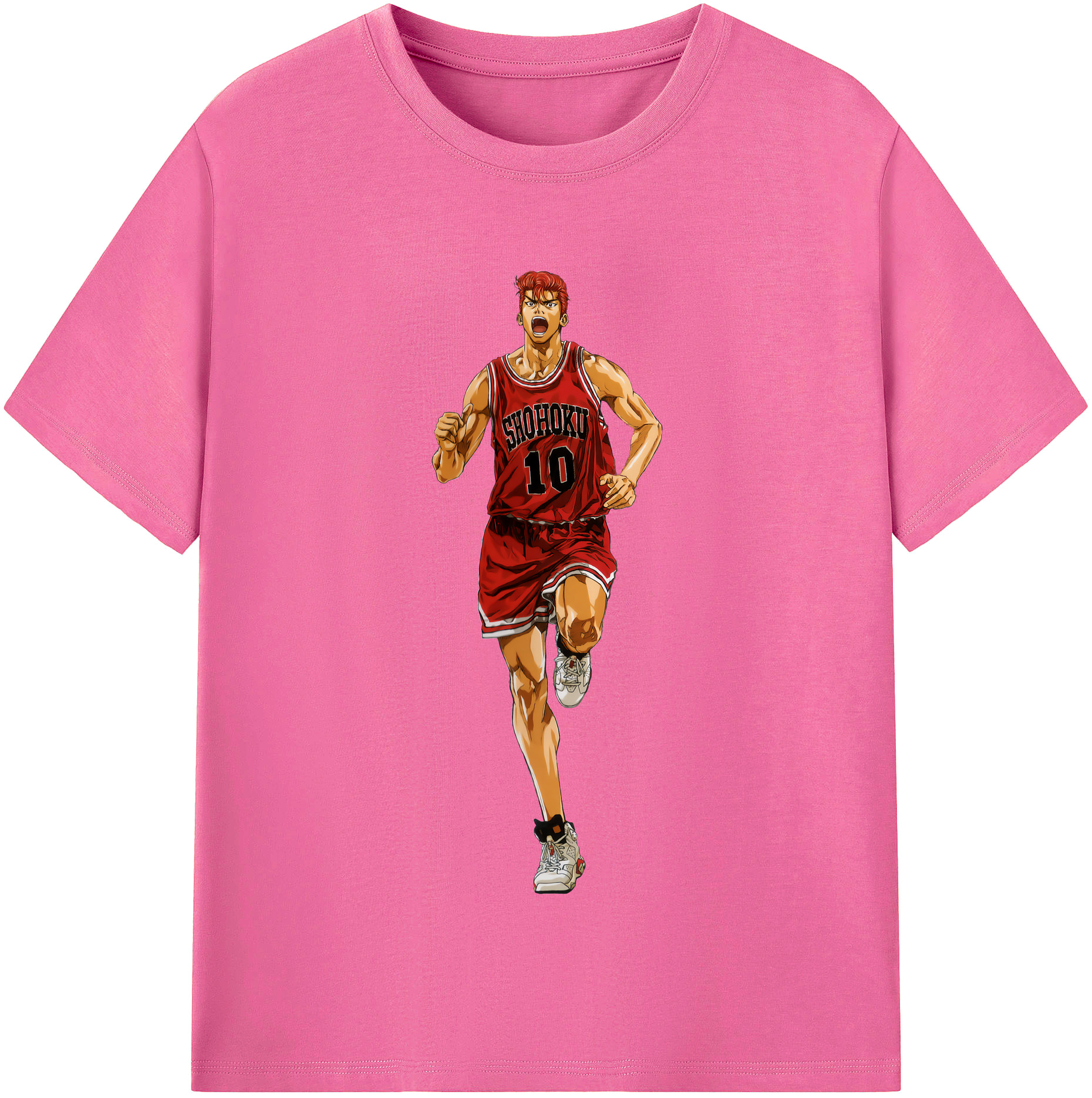 （画像用） SLAM DUNK／スラムダンク レディースカジュアルプリントTシャツ（綿100％）